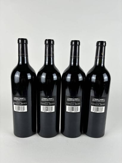 4 btls Château Cantenac-Brown 2001 - Margaux...