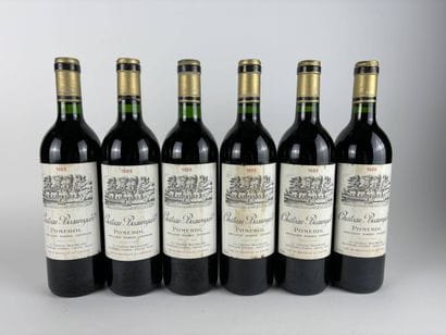 6 btls Château Beauregard 1989 - Pomerol...
