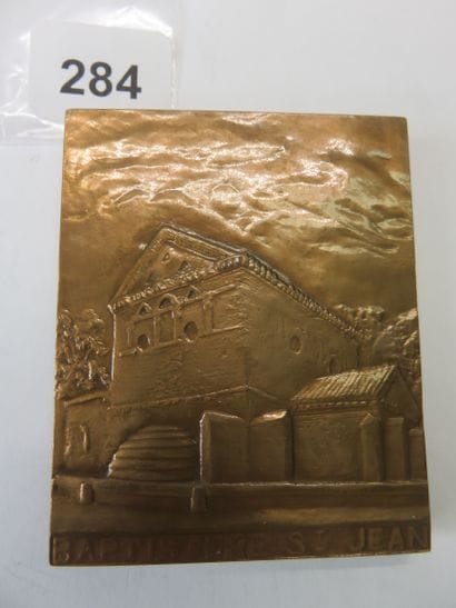 Plaquette - Poitevine et Baptistère Saint-Jean,...