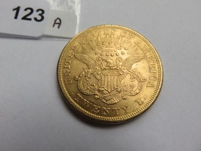 Gold coin - USA - 20 dollars Liberty crowned...