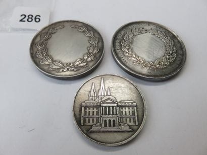 Médailles - Lot de 3 médailles, Médaille...