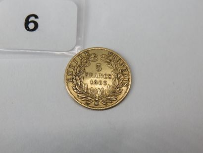 Gold coin - France - 5 Francs Napoléon III...