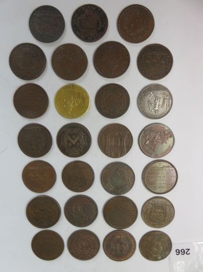 Jetons des Doyens de la Faculté de Médecine...