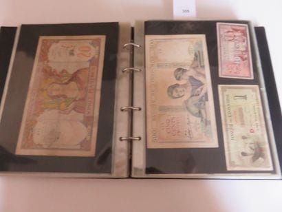 Billets - Collection de 282 billets étrangers...
