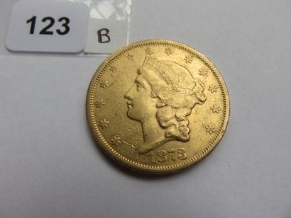 Gold coin - USA - 20 dollars Liberty crowned...