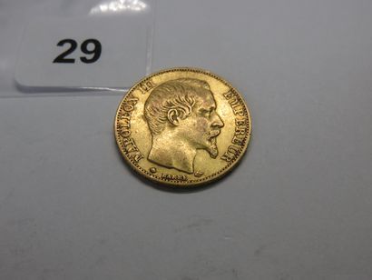 Gold coin - France - 20 Francs Napoléon III...
