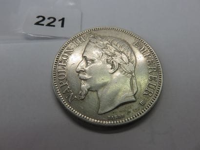 Monnaie - France - 5 Francs Napoléon III...