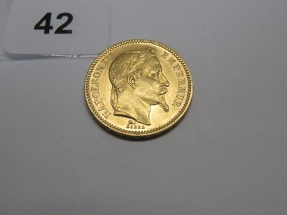 Gold coin - France - 20 Francs Napoléon III...
