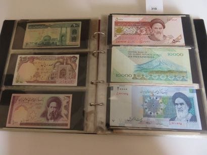 Billets - Collection de 220 billets étrangers...