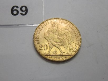 Gold coin - France - 20 Francs Coq 1903 ...