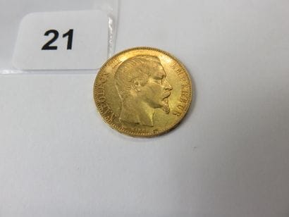Gold coin - France - 20 Francs Napoléon III...