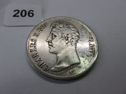 Currency - France - 5 Francs Charles X, 1st...