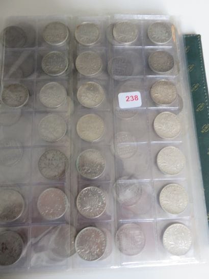 Silver Coins - France - Lot of 188 silver...