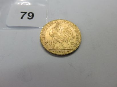 Gold coin - France - 20 Francs Coq 1911 TTB...