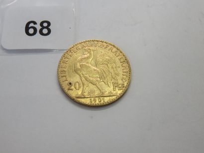 Gold coin - France - 20 Francs Coq 1901 ...