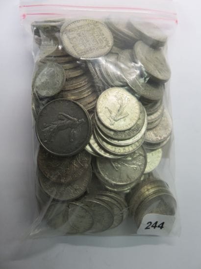 Silver coins - Lot of 126 silver coins (3...