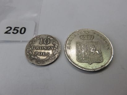 Monnaies - Pologne (Révolution 1830-1831)...