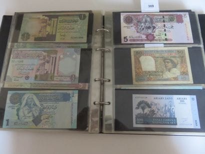 Billets - Collection de 282 billets étrangers...