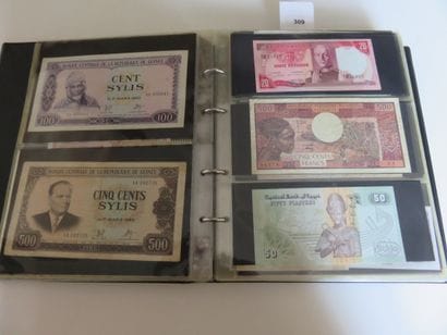 Billets - Collection de 282 billets étrangers...