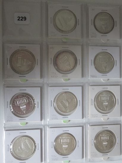 Coins - France - Collection of 11 x 100 Franc...