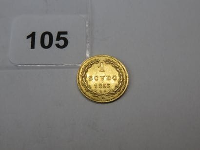 Gold coinage - Papal States - 1 Scudo Pius...