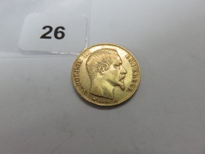 Gold coin - France - 20 Francs Napoléon III...