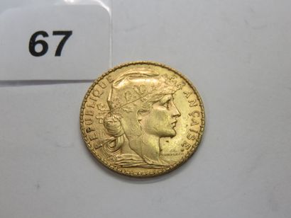 Gold coin - France - 20 Francs Coq 1900 (605,982...