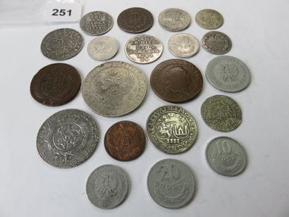 Monnaie - Pologne - Collection de 20 monnaies...