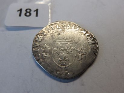 Monnaie Royale - Henri III - Teston 3ème...