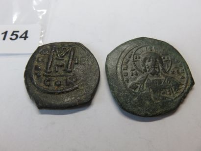 Monnaies Byzantines - Lot de 2 monnaies en...