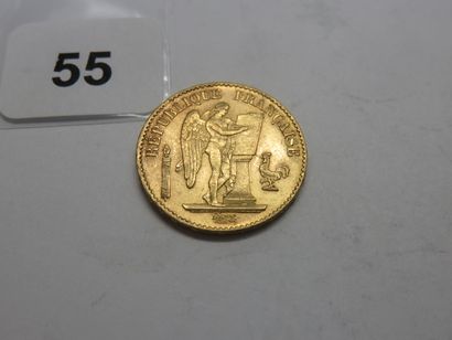 Gold coin - France - 20 Francs Génie 1886...