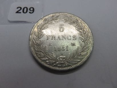 Currency - France - 5 Francs Louis-Philippe...