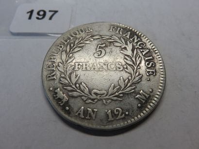 Monnaie - France - 5 Francs Bonaparte premier...