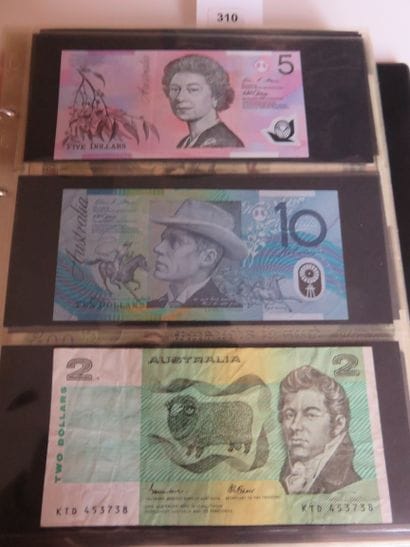 Billets - Collection de 220 billets étrangers...