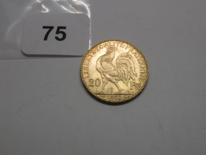 Gold coin - France - 20 Francs Coq 1908 TTB...