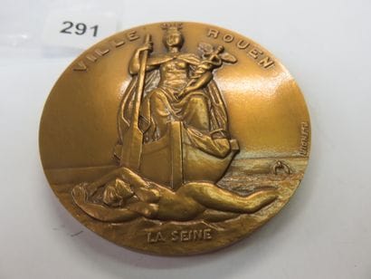Médaille - Ville de Rouen, par Pierre-Charles...