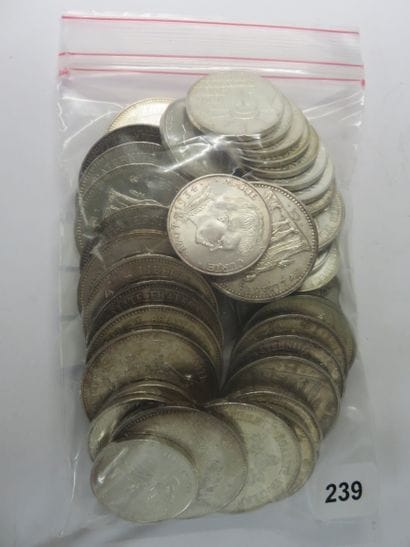 Silver coins - France - Lot of 39 silver...