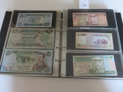 Billets - Collection de 282 billets étrangers...