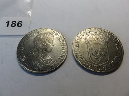 Monnaies Royales - Louis XIV - Lot de 2 x...