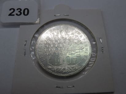 Currency - France - 100 Franc Silver Pantheon...