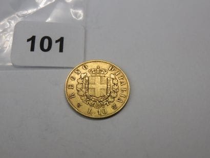 Gold coin - Italy - 10 Lire Victor Emmanuel...
