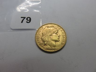 Gold coin - France - 20 Francs Coq 1911 TTB...