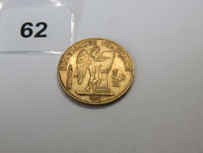 Gold coin - France - 20 Francs Génie 1896...