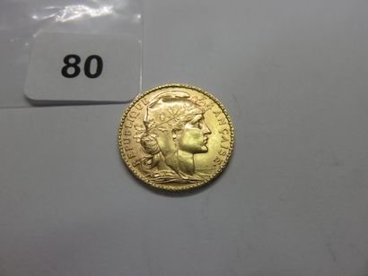 Gold coin - France - 20 Francs Coq 1912 TTB...
