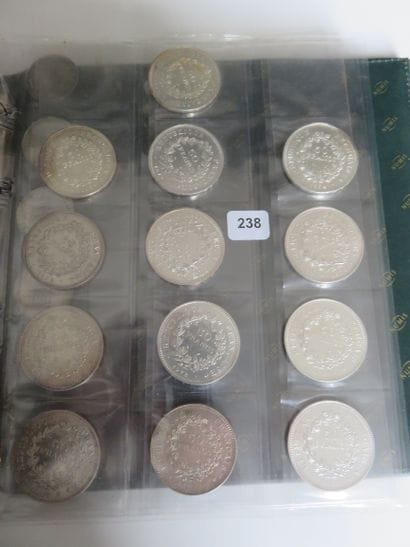 Silver Coins - France - Lot of 188 silver...