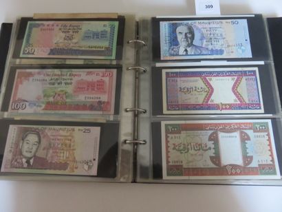 Billets - Collection de 282 billets étrangers...
