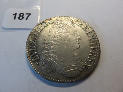 Monnaie Royale - Louis XIV - Ecu aux 3 couronnes...