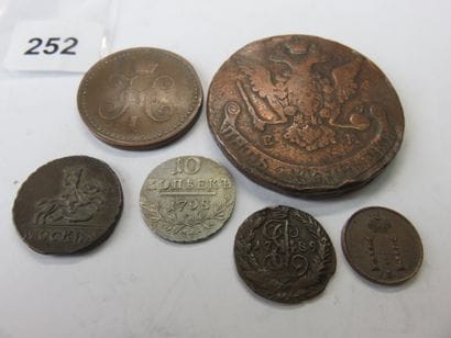 Monnaies - Russie - Lot de 6 monnaies, 1...