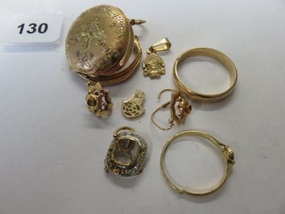 Gold - 13.50 g 750 thousandths gold fragments...