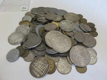 Monnaies - Lot de 188 monnaies diverses dont...